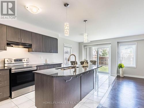 222 Amand Drive, Kitchener, ON - Indoor Photo Showing Kitchen With Double Sink With Upgraded Kitchen