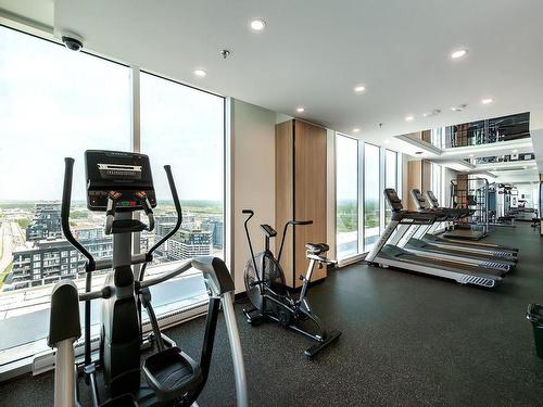 Exercise room - 2314-60 Rue De L'Éclipse, Brossard, QC - Indoor Photo Showing Gym Room