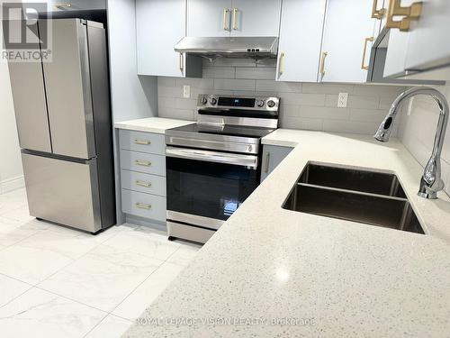 Lower - 88 Wigmore Drive, Toronto (Victoria Village), ON - Indoor Photo Showing Kitchen With Double Sink With Upgraded Kitchen