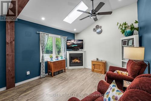 245 Concession 2 Road, Brock, ON - Indoor Photo Showing Living Room With Fireplace