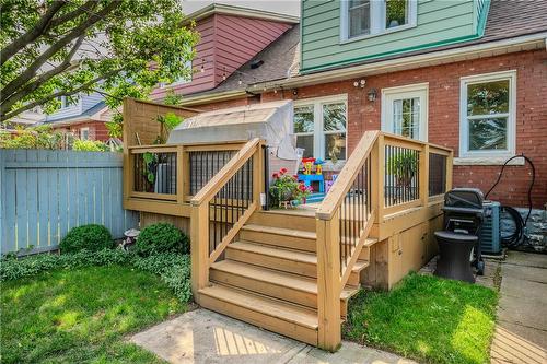 100 Crosthwaite Avenue N, Hamilton, ON - Outdoor With Deck Patio Veranda With Exterior