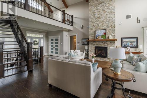 49 Round Pond Road, Portugal Cove-St. Philips, NL - Indoor Photo Showing Living Room With Fireplace