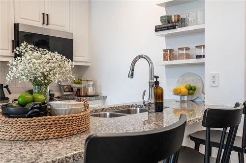 85 Robinson Street|Unit #1002, Hamilton, ON - Indoor Photo Showing Kitchen With Double Sink