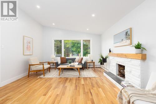 34 Thomas Street, St. John'S, NL - Indoor Photo Showing Living Room With Fireplace