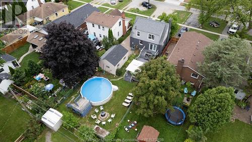 956 Homedale, Windsor, ON - Outdoor With Above Ground Pool With View