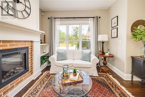 1255 Lakeview, Windsor, ON - Indoor Photo Showing Living Room With Fireplace