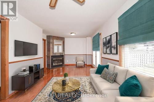 46 Chalmers Crescent, Ajax (Central), ON - Indoor Photo Showing Living Room With Fireplace