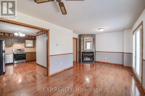 46 Chalmers Crescent, Ajax (Central), ON - Indoor Photo Showing Kitchen With Fireplace