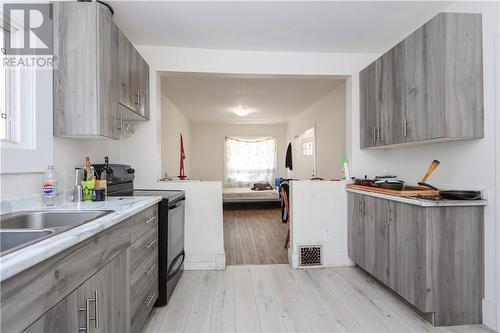 108 King Street, Sudbury, ON - Indoor Photo Showing Kitchen With Double Sink