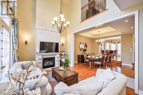 23 Rouge Valley Drive W, Markham, ON - Indoor Photo Showing Living Room With Fireplace