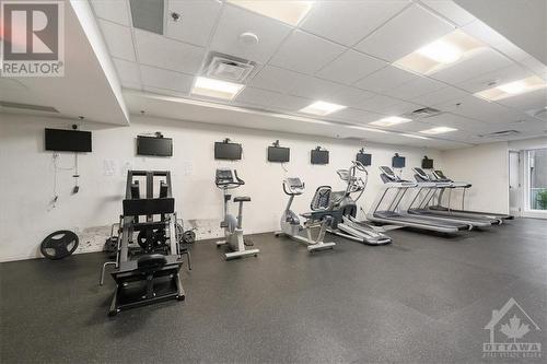 242 Rideau Street Unit#405, Ottawa, ON - Indoor Photo Showing Gym Room