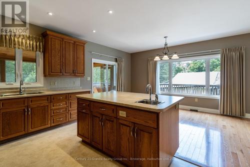 16455 Highway 35, Algonquin Highlands, ON - Indoor Photo Showing Kitchen With Double Sink