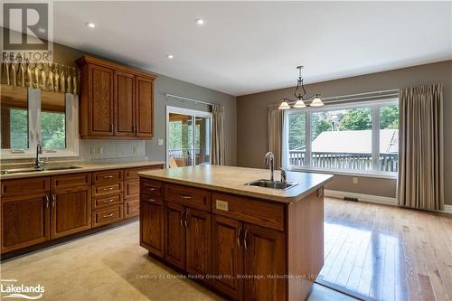 16455 Highway 35, Algonquin Highlands, ON - Indoor Photo Showing Kitchen With Double Sink