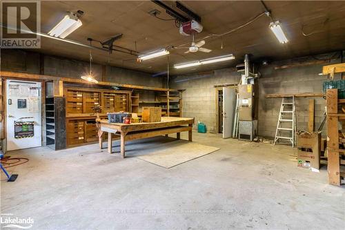 16455 Highway 35, Algonquin Highlands, ON - Indoor Photo Showing Garage