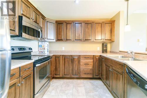 185 Royal Oaks Boulevard Unit# 207, Moncton, NB - Indoor Photo Showing Kitchen With Double Sink