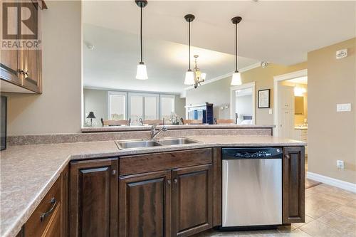 185 Royal Oaks Boulevard Unit# 207, Moncton, NB - Indoor Photo Showing Kitchen With Double Sink With Upgraded Kitchen