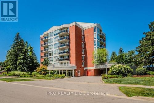 302 - 1071 Queens Avenue, Oakville (College Park), ON - Outdoor With Balcony With Facade