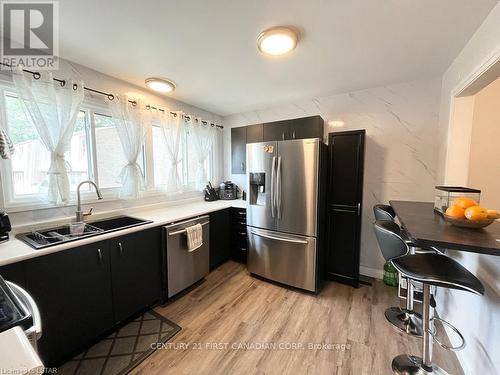 1268 Limberlost Road, London, ON - Indoor Photo Showing Kitchen With Stainless Steel Kitchen With Double Sink