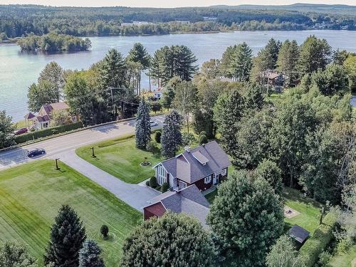 Aerial photo - 500 Rue Lavoie, Disraeli - Ville, QC - Outdoor With Body Of Water With View