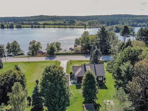 Aerial photo - 500 Rue Lavoie, Disraeli - Ville, QC - Outdoor With Body Of Water With View