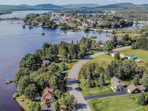 Aerial photo - 500 Rue Lavoie, Disraeli - Ville, QC - Outdoor With Body Of Water With View