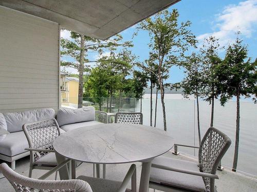 Balcony - 114-700 Ch. Ripple Cove, Ayer'S Cliff, QC - Outdoor With Body Of Water With Exterior