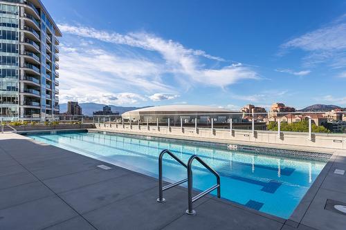 411-1181 Sunset Drive, Kelowna, BC - Outdoor With In Ground Pool