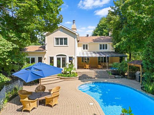 Backyard - 42A Av. Du Golf, Pointe-Claire, QC - Outdoor With In Ground Pool With Backyard