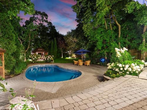 Pool - 42A Av. Du Golf, Pointe-Claire, QC - Outdoor With In Ground Pool With Backyard