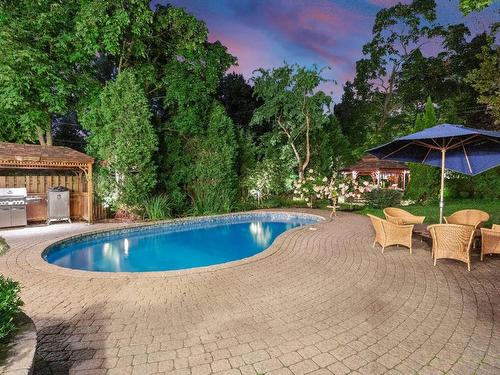 Piscine - 42A Av. Du Golf, Pointe-Claire, QC - Outdoor With In Ground Pool With Backyard