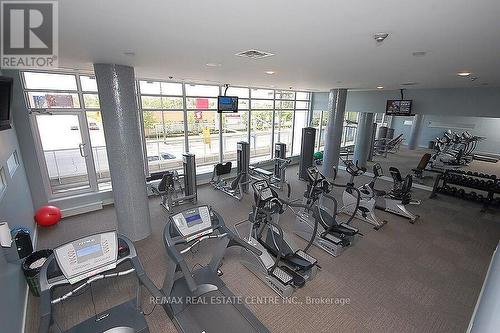 916 - 1040 The Queens Way, Toronto (Islington-City Centre West), ON - Indoor Photo Showing Gym Room