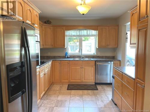 208 Virginia Street Unit# 117, Dieppe, NB - Indoor Photo Showing Kitchen With Double Sink