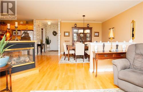 163 Royal Oaks Boulevard Unit# 206, Moncton, NB - Indoor Photo Showing Living Room With Fireplace