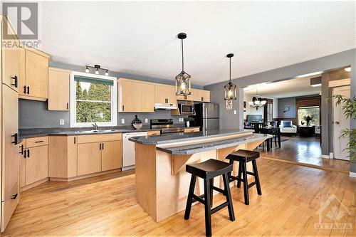 11161 Sandy Row Road, South Mountain, ON - Indoor Photo Showing Kitchen With Double Sink