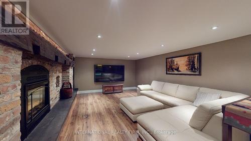 1994 Taunton Road N, Clarington, ON - Indoor Photo Showing Living Room With Fireplace