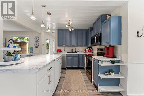 162 Riverbank Drive, Georgina (Pefferlaw), ON - Indoor Photo Showing Kitchen With Upgraded Kitchen