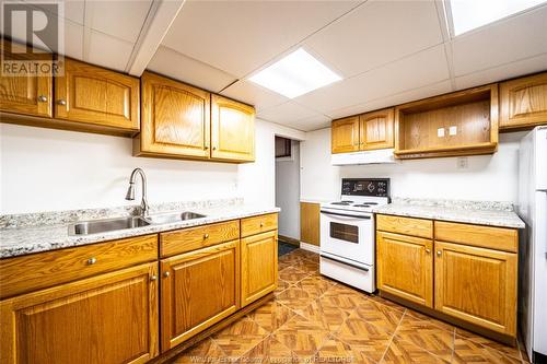 1242 Laurendeau Unit# Lower, Windsor, ON - Indoor Photo Showing Kitchen With Double Sink