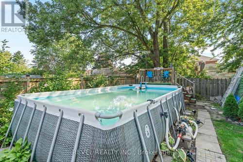 4464 Sixth Avenue, Niagara Falls (Downtown), ON - Outdoor With Above Ground Pool With Backyard