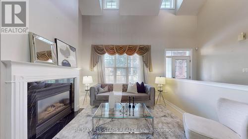 40 Melissa Way, Markham, ON - Indoor Photo Showing Living Room With Fireplace