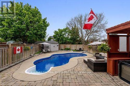 53 Mckinnon Avenue, Halton Hills (Georgetown), ON - Outdoor With In Ground Pool With Backyard