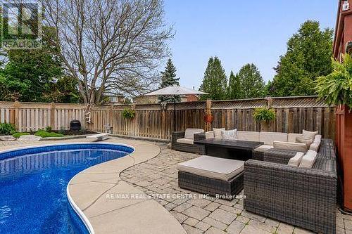 53 Mckinnon Avenue, Halton Hills (Georgetown), ON - Outdoor With In Ground Pool With Deck Patio Veranda With Backyard