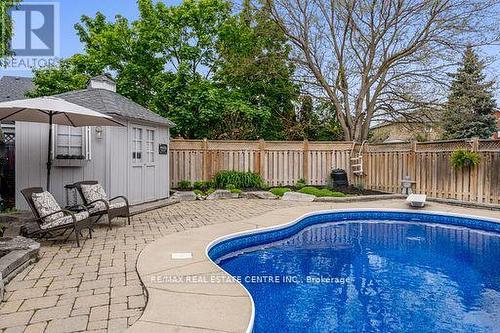 53 Mckinnon Avenue, Halton Hills (Georgetown), ON - Outdoor With In Ground Pool With Backyard