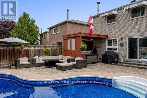 53 Mckinnon Avenue, Halton Hills (Georgetown), ON - Outdoor With In Ground Pool With Deck Patio Veranda