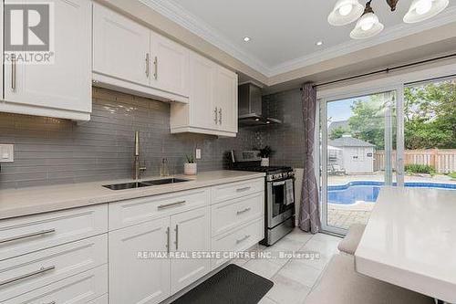 53 Mckinnon Avenue, Halton Hills (Georgetown), ON - Indoor Photo Showing Kitchen With Double Sink