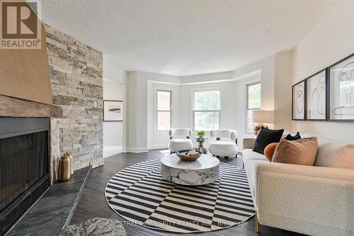 7316 Corrine Crescent, Mississauga (Meadowvale), ON - Indoor Photo Showing Living Room With Fireplace