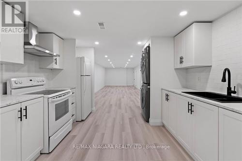 Lower - 233 Central Avenue, Grimsby (Grimsby East), ON - Indoor Photo Showing Kitchen With Double Sink