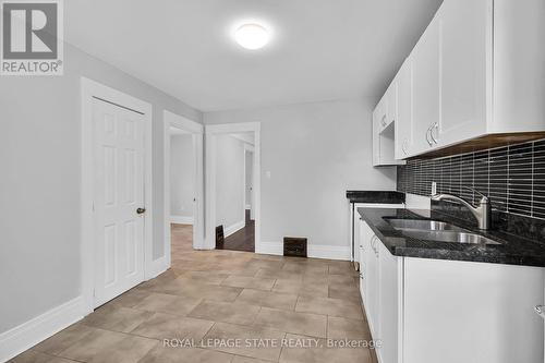 30 Poplar Avenue, Hamilton (Eastmount), ON - Indoor Photo Showing Kitchen With Double Sink