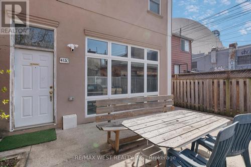 412 Crawford Street, Toronto (Palmerston-Little Italy), ON - Outdoor With Deck Patio Veranda With Exterior