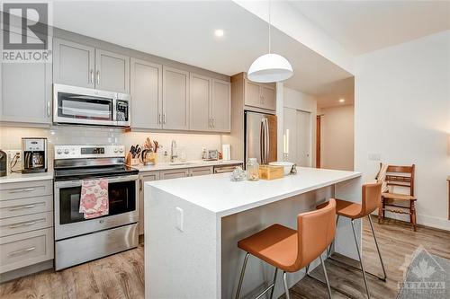 280 Crichton Street Unit#109, Ottawa, ON - Indoor Photo Showing Kitchen With Stainless Steel Kitchen With Upgraded Kitchen