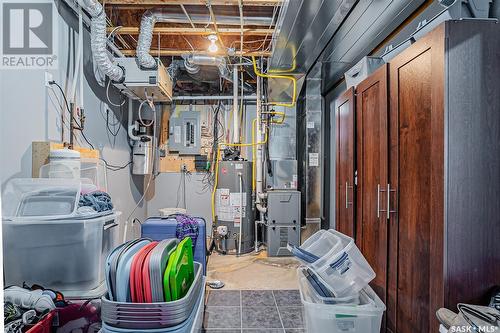 110 Canada Court, Hanley, SK - Indoor Photo Showing Basement